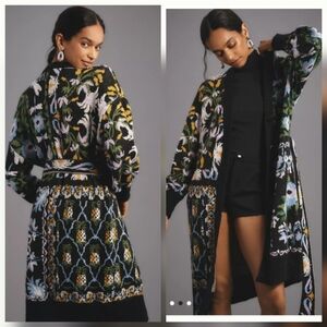 Farm Rio Winter Garden Belt Cardigan